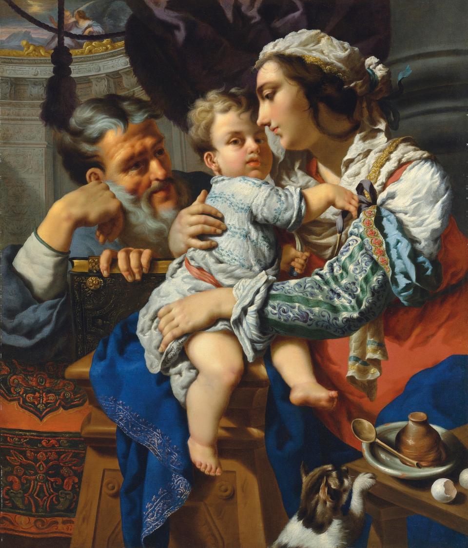 Alessandro Rosi (Florence c. 1627- c. 1707) The Holy Family - Credit: Christie's