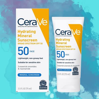 CeraVe hydrating mineral sunscreen SPF 50