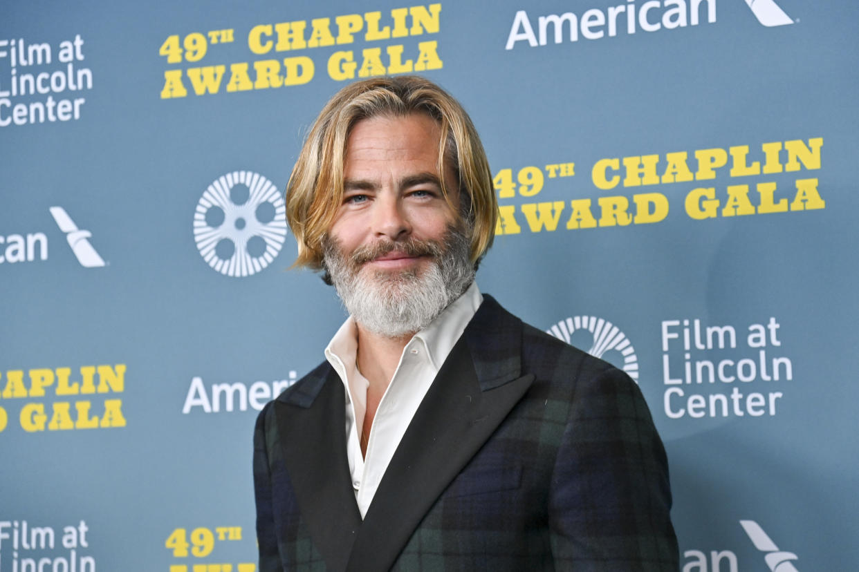 Chris Pine at the 49th Chaplin Award Gala held at Alice Tully Hall on April 29, 2024 in New York City. (Photo by Bryan Bedder/Variety via Getty Images)