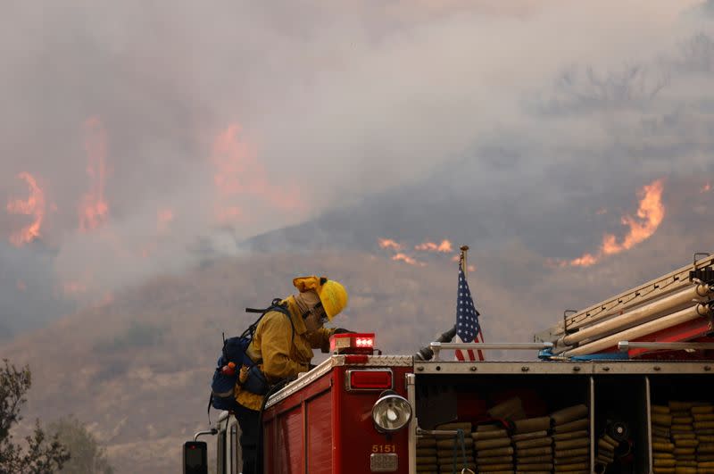 Silverado Fire in California