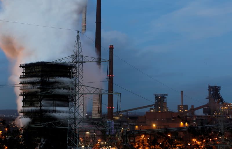 FILE PHOTO: ThyssenKrupp AG steel plant in Duisburg