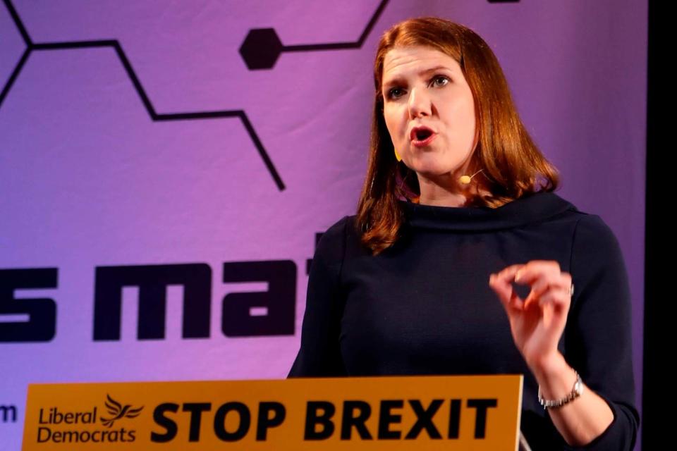 'Stop Brexit': Liberal Democrats leader Jo Swinson: AFP/Getty Images