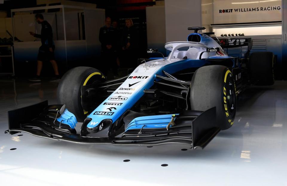Williams were forced to sit out of the first two days of testing in Barcelona Photo: AFP/Getty Images