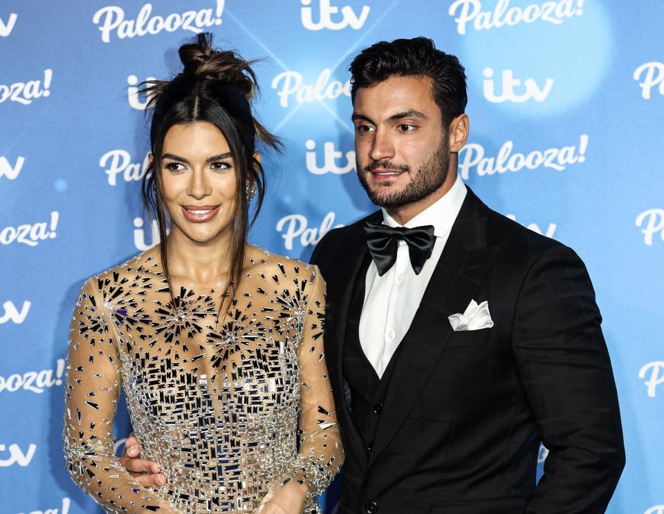 London, UK. 15th Nov, 2022. Ekin-Su Culculoglu and Davide Sanclimenti attend the ITV Palooza 2022 at the Royal Festival Hall in London. (Credit Image: © Brett Cove/SOPA Images via ZUMA Press Wire)