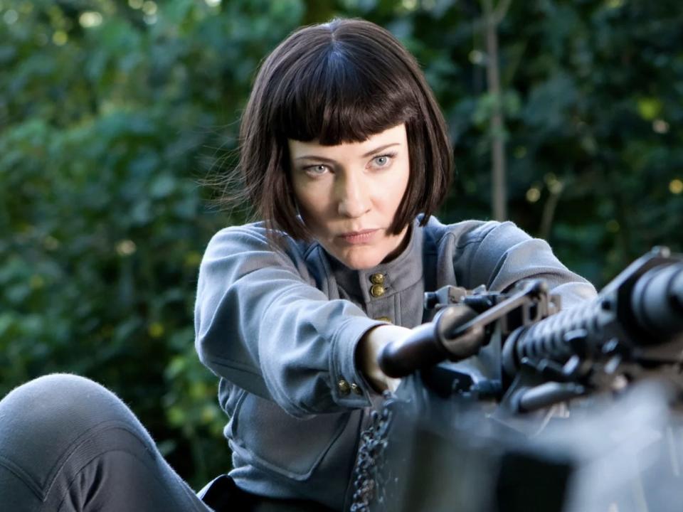 Cate Blanchett as Irina Spalko in "Indiana Jones and the Kingdom of the Crystal Skull."