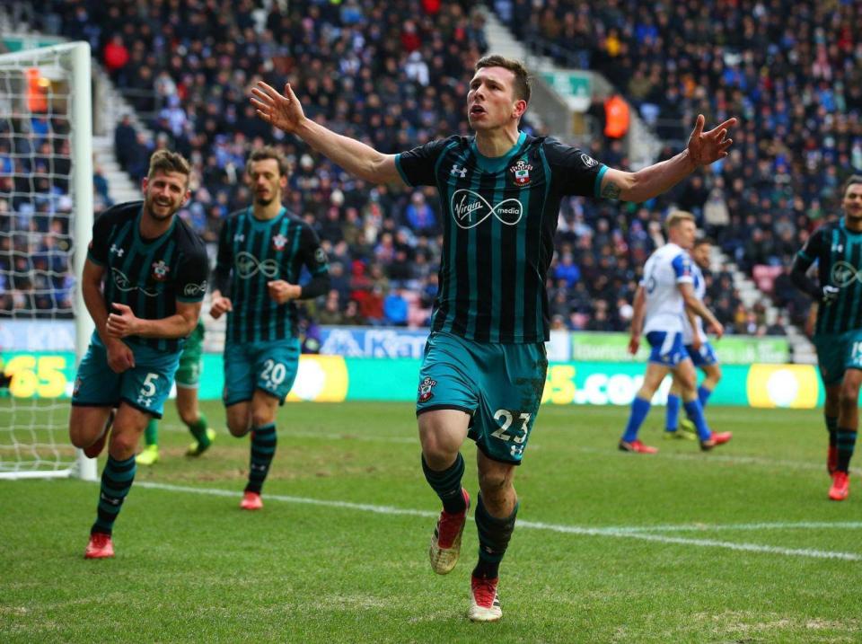 Hojbjerg put Southampton ahead early in the second-half (Getty Images)