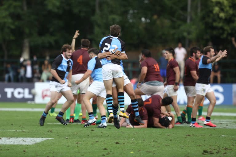 El festejo de CUBA por una victoria épica ante Newman, con try de Lucas Piña