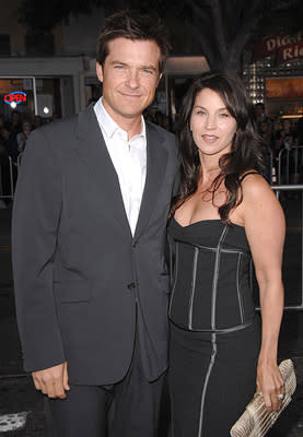 Jason Bateman and wife at the Westwood Premiere of Universal Pictures' The Kingdom