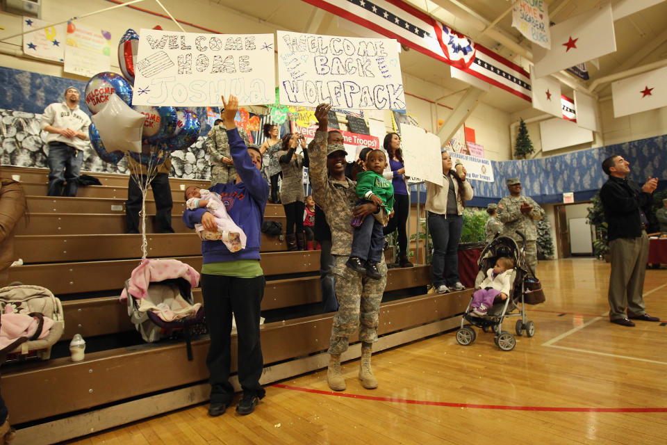 Soldiers Return To Fort Carson After Seven-Month Deployment In Iraq