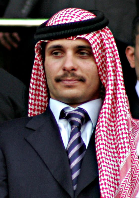 FILE PHOTO: Jordan's former Crown Prince Hamza bin Hussein attends official celebrations in Amman