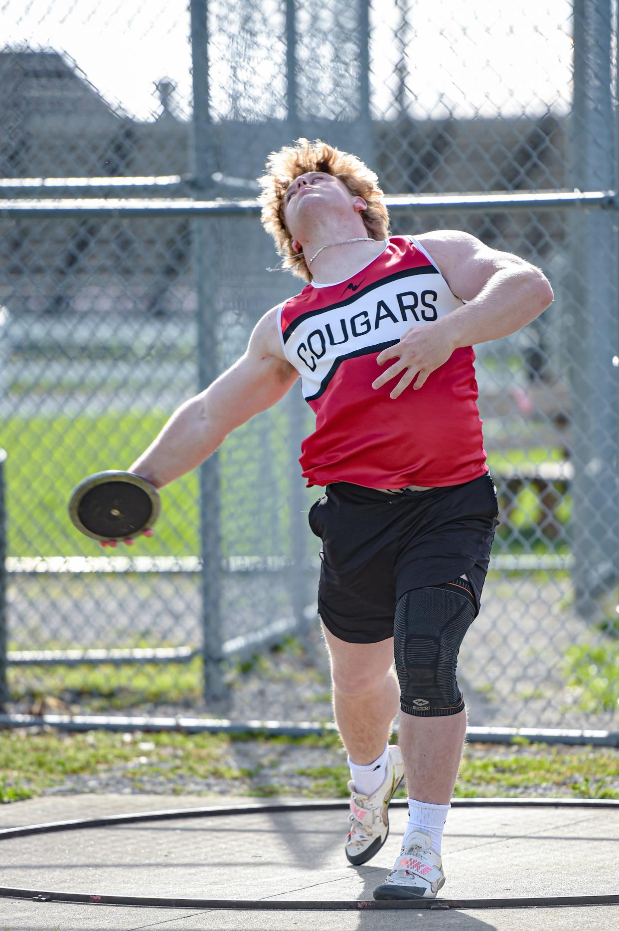 Crestview senior Wade Bolin is closing in on shot put and discus records that have stood at the school for more than 60 years.