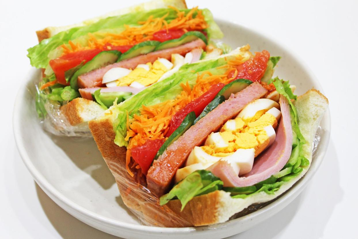 Colorful and delicious sandwich