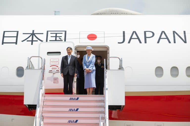 Japan's Emperor Naruhito and Empress Masako are in Britain for a state visit (Yuichi YAMAZAKI)