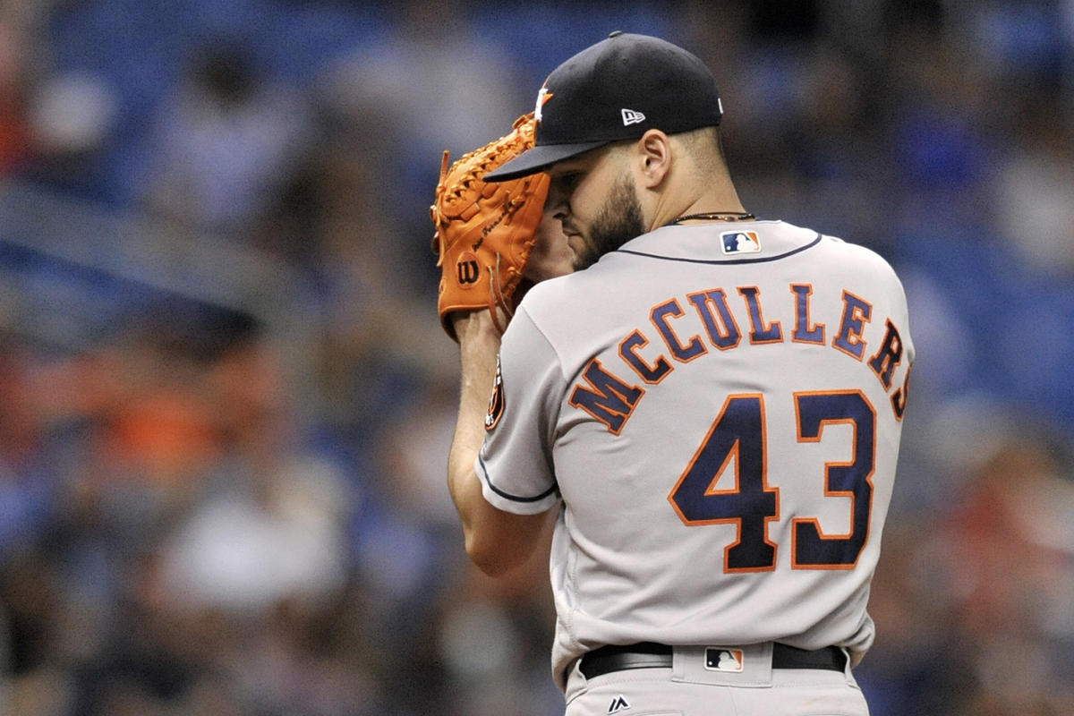 Houston pitcher Lance McCullers tweets displeasure about Rangers