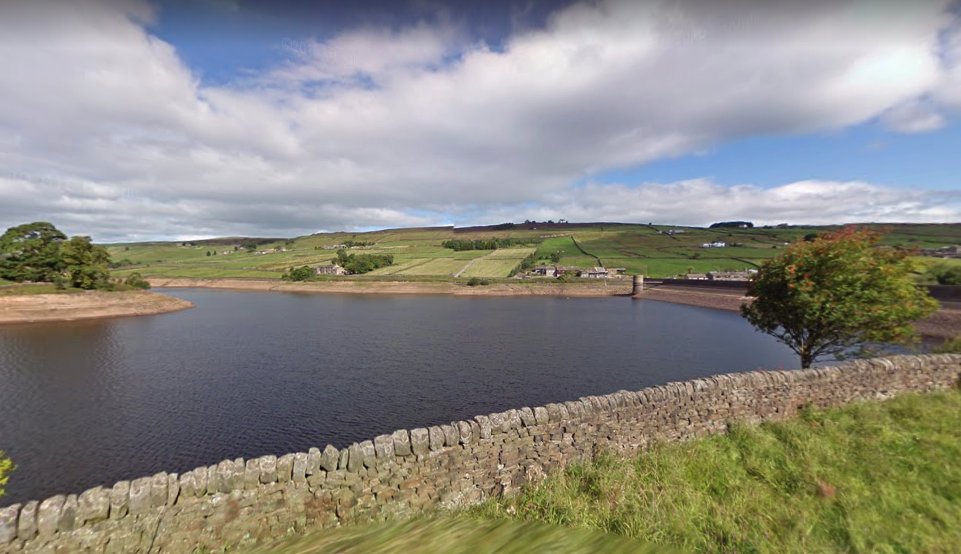 Ponden Reservoir, near Haworth, Bradford, where a 27-year-old man’s body was recovered Tuesday evening (Google Maps)