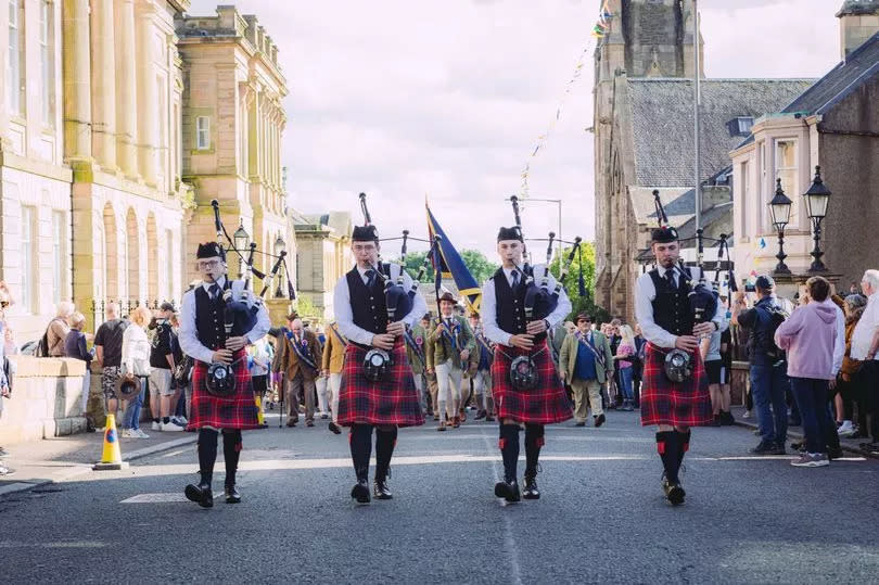 The sound of pipes and drums will thrill the crowds -Credit:Clyde Light Captures