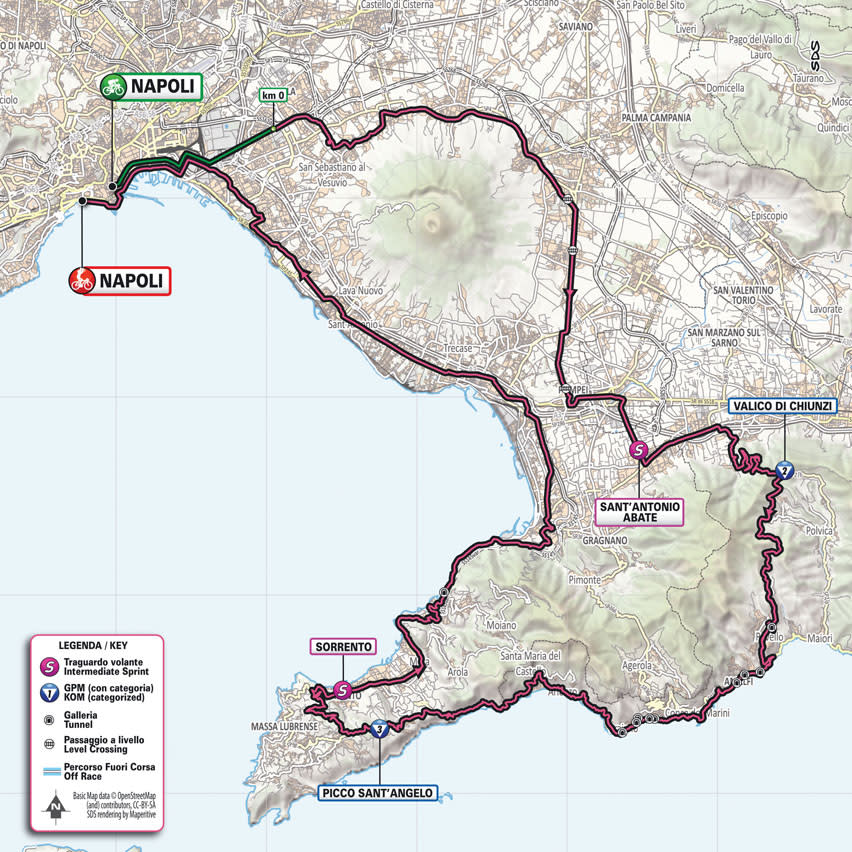 Giro d'Italia 2023 stage 6 map