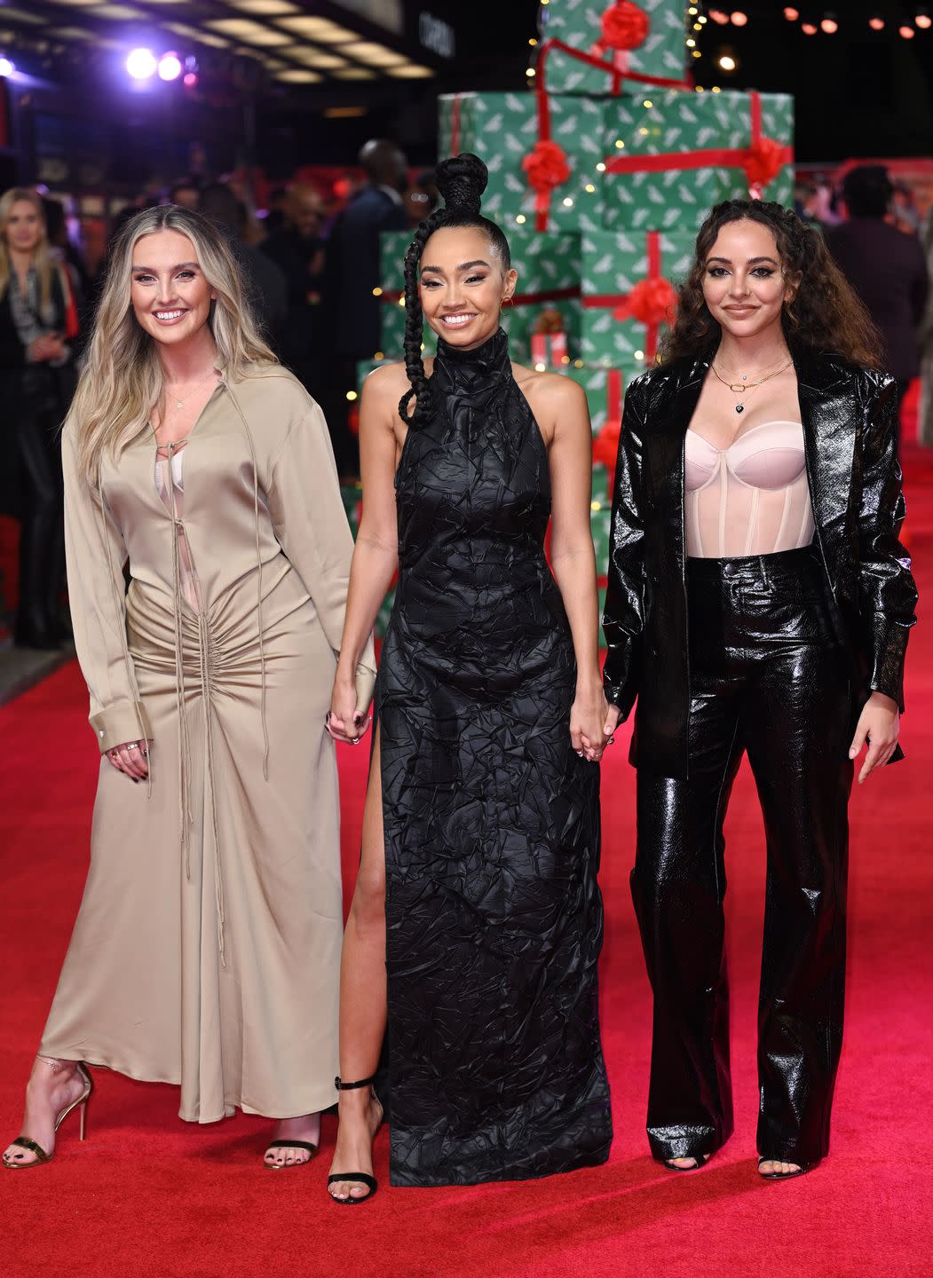 little mix stars perrie edwards, leigh anne pinnock and jade thirlwall