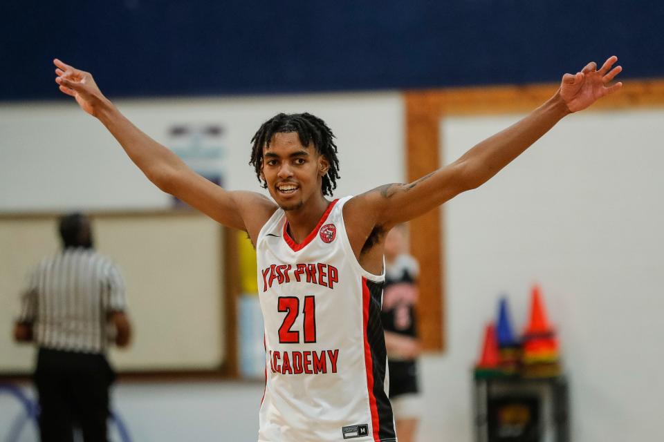 Emoni Bates with Ypsi Prep in 2021.