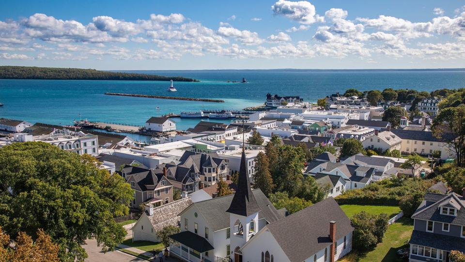 Mackinaw Island Town View, Michigan