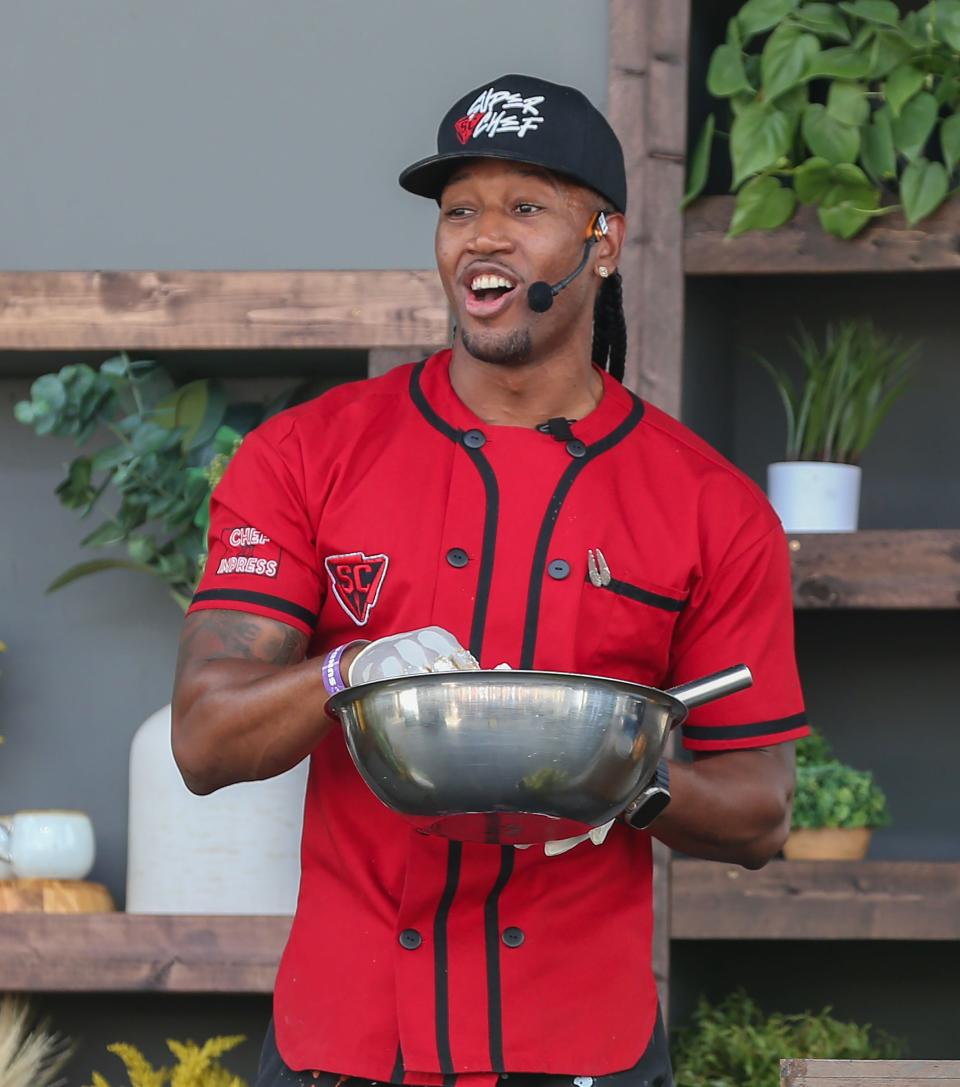 Darnell Ferguson (Food Network) holds a cooking seminar on the final day of Bourbon & Beyond on Sunday, September 17, 2023