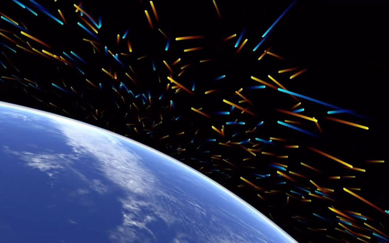 Thousands of disused satellites and other shards of debris are currently orbiting above the Earth's atmosphere. creating an increased potential of serious damage - University of Southampton/PA