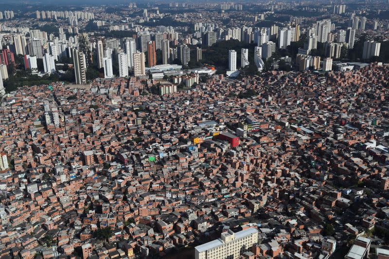 Residents of the city's biggest slum Paraisopolis have hired a round-the-clock private medical service to fight the coronavirus disease (COVID-19), in Sao Paulo