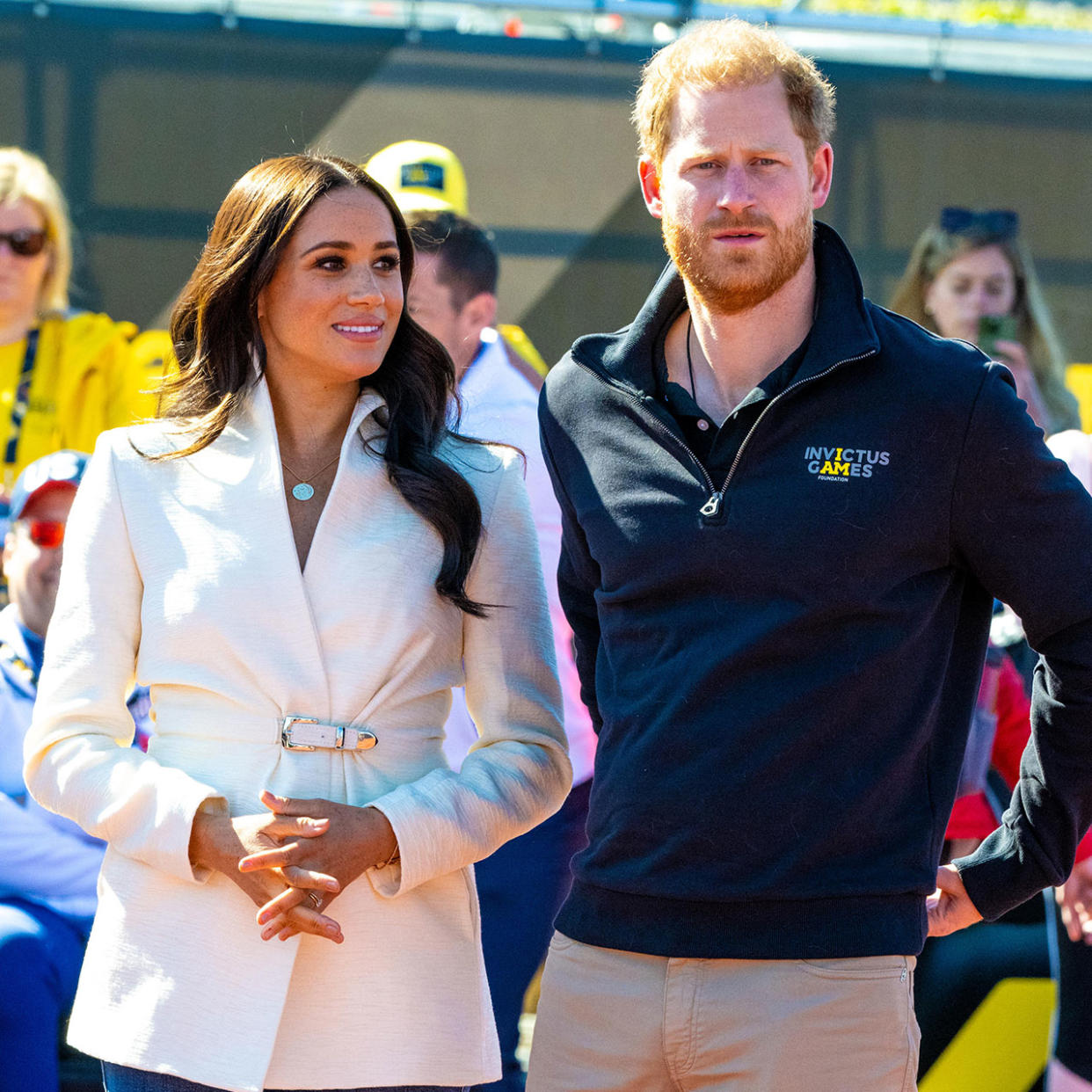Meghan Markle and Prince Harry at the Invictus Games in The Hague