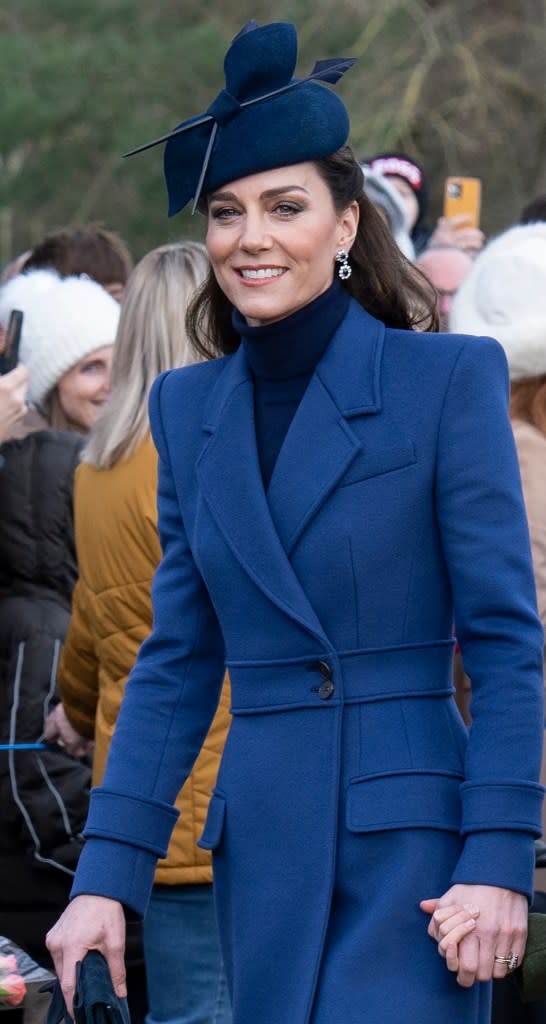 Her last public appearance was on Christmas Day, where she attended church at Sandringham with her husband Prince William and their three children. UK Press via Getty Images