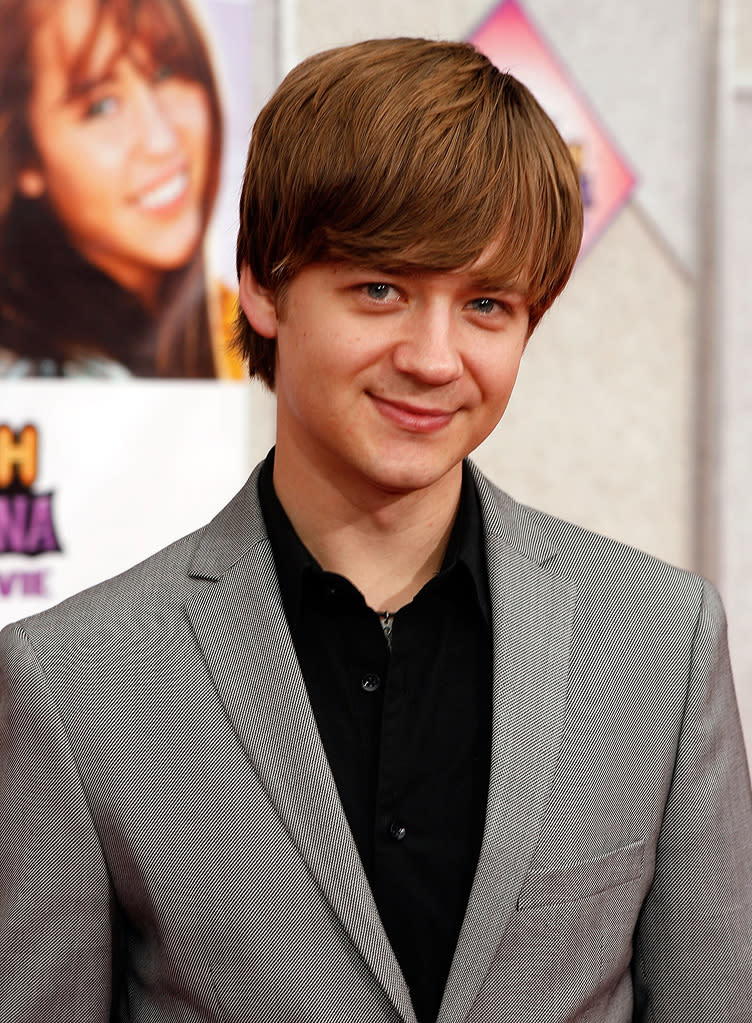 The Hannah Montana Movie LA premiere 2009 Jason Earles