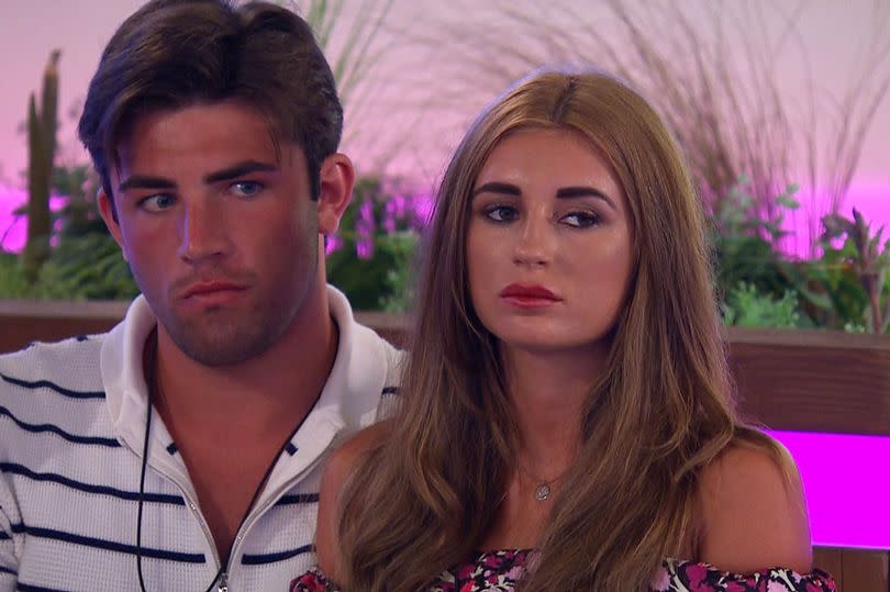 Jack was coupled up with Dani Dyer on the show