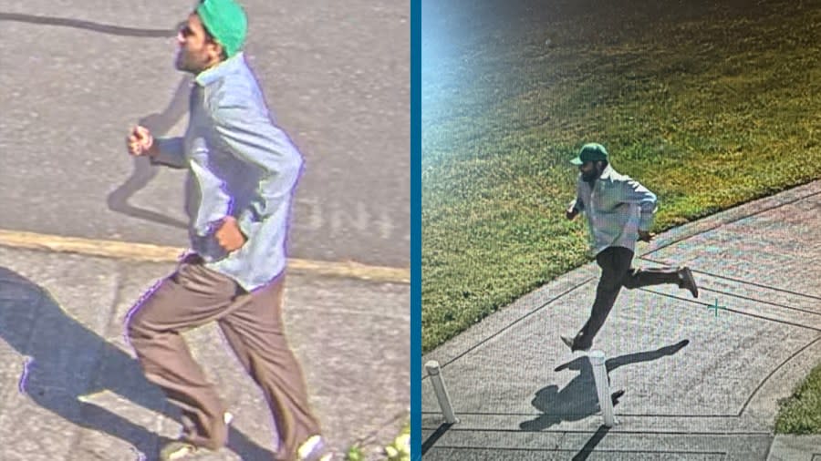 Vancouver police are searching for a man accused of stabbing a woman on Clark College campus. May 15, 2024 (courtesy Vancouver Police Department).