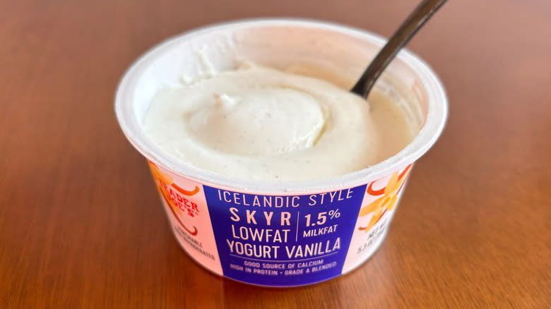 Trader Joe's vanilla skyr yogurt