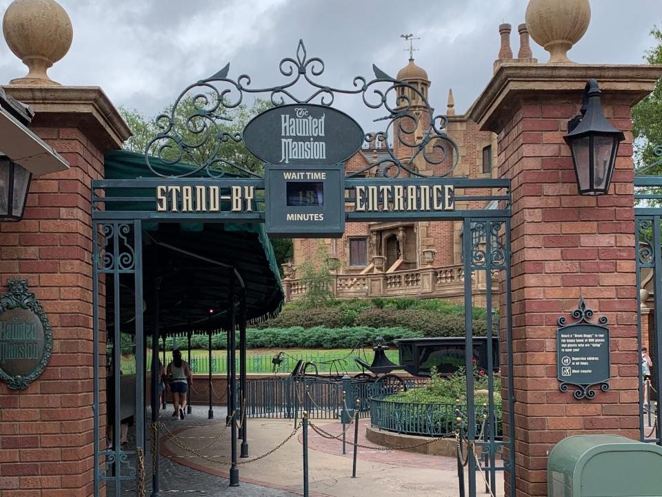 Entrance to the Haunted Mansion