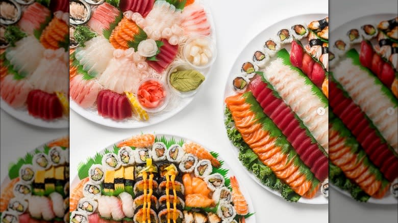 H-Mart sushi and sashimi