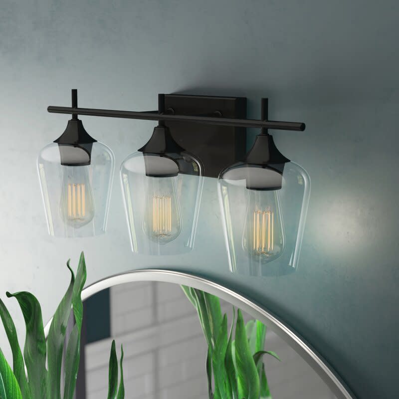 Hickerson 3-Light Dimmable Vanity Light. Image via Wayfair.