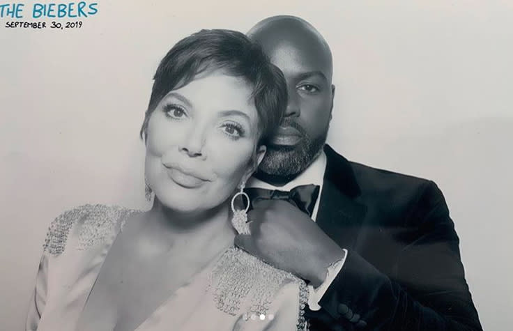 Kris Jenner looked glitzed up and ready to party. Photo: Instagram/ Krisjenner