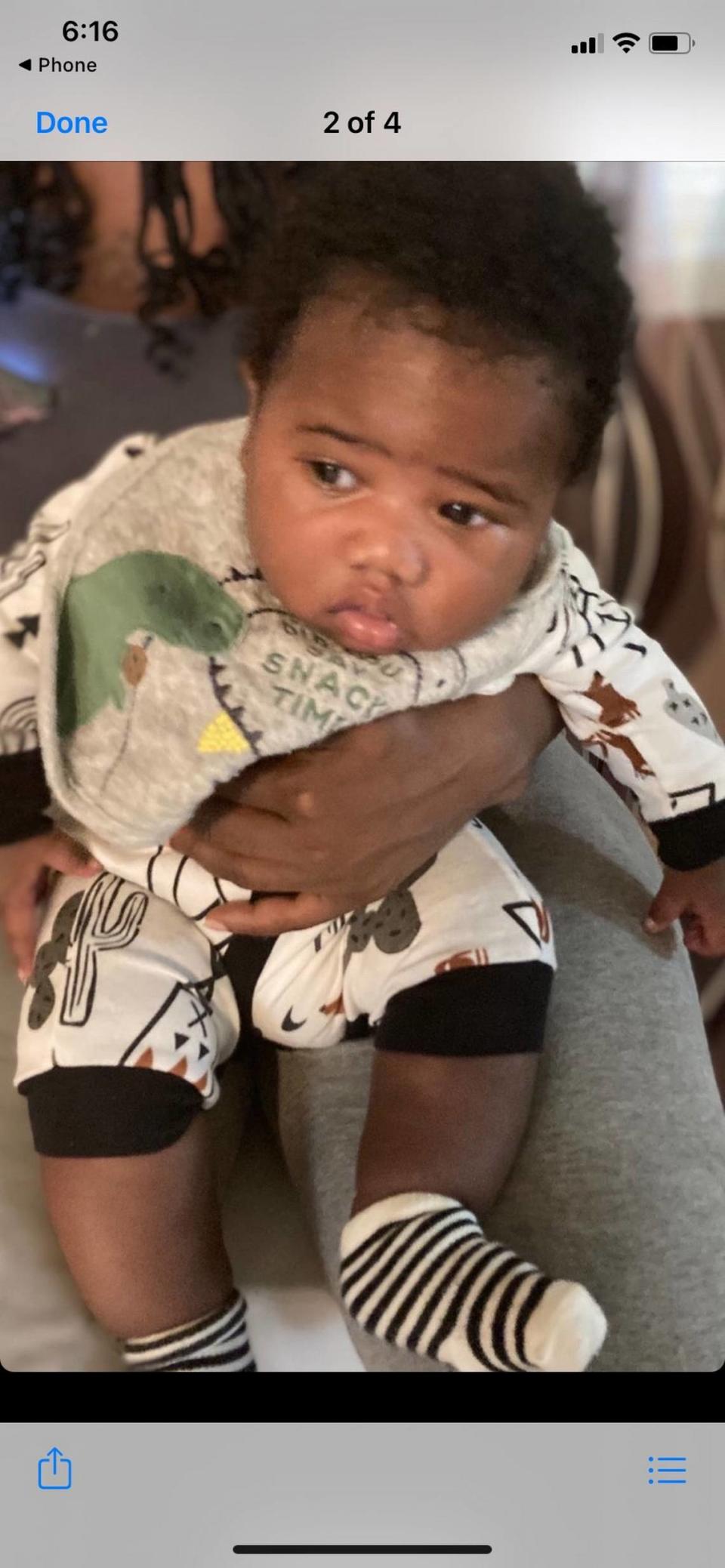 La’Mello Parker was three months old when he was shot and killed following a police pursuit on Interstate 10 on May 3, 2021.