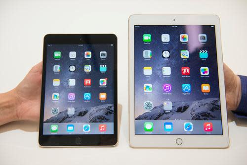 iPad mini 3 and iPad Air 2