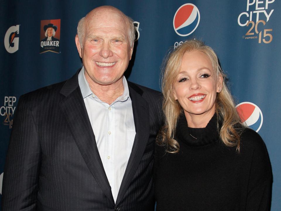 Terry Bradshaw and Tammy Bradshaw attend the Pepsi Rookie of The Year Party at Phoenix Art Museum on January 30, 2015 in Phoenix, Arizona