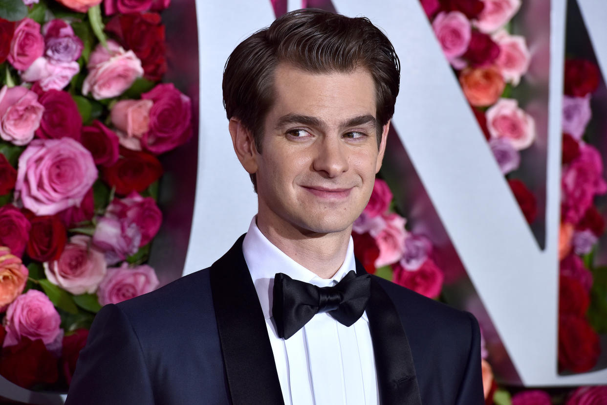 Andrew Garfield attends the 72nd Annual Tony Awards at Radio City Music Hall in New York, NY, on June 10, 2018. (Photo by Anthony Behar/Sipa USA)