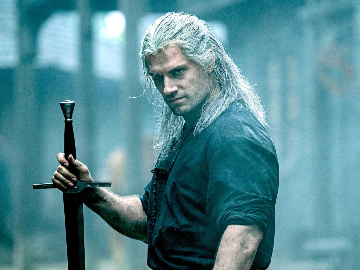 The Witcher Geralt of Rivia Henry Cavaill Netflix show .fk3ph4dhp
