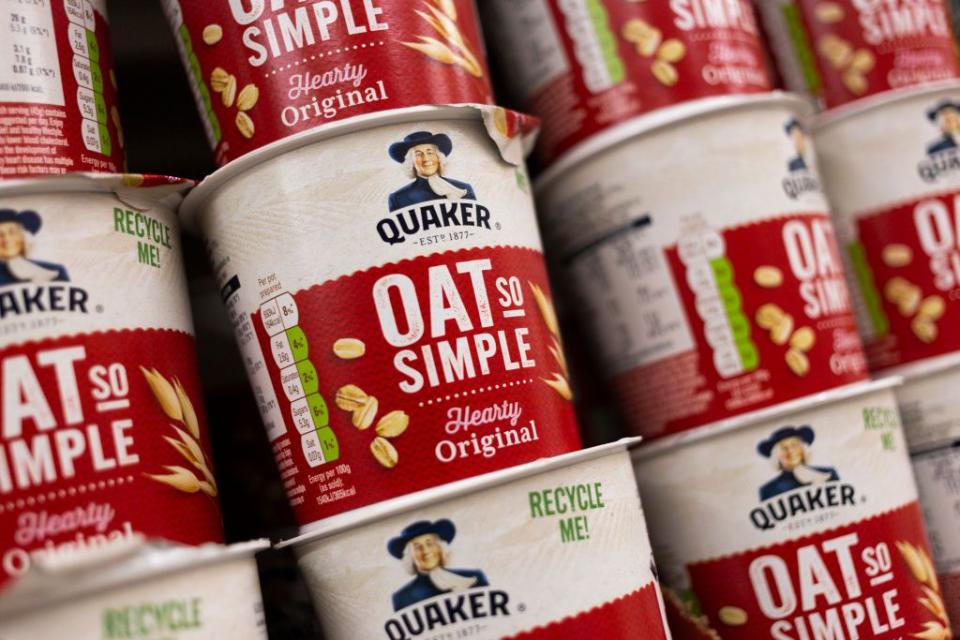 uk quaker oats pots