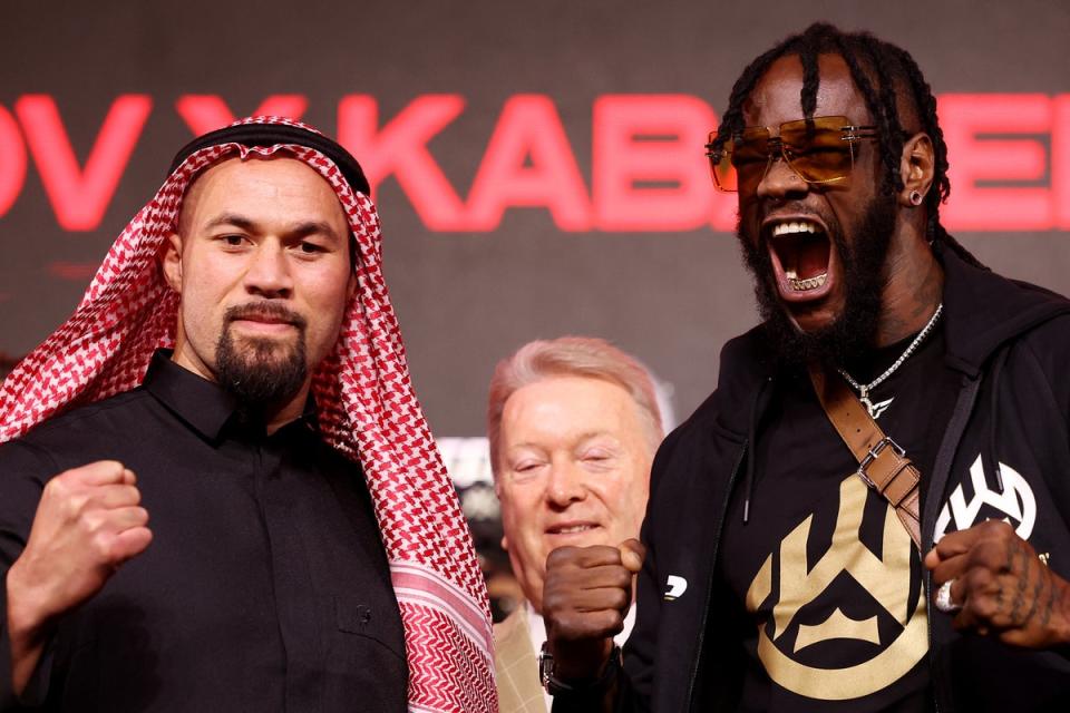 Heavyweight rivals Joseph Parker and Deontay Wilder (Getty Images)