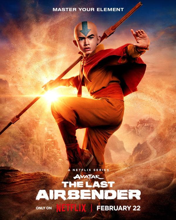 Póster de Avatar: La Leyenda de Aang (Imagen: Netflix)