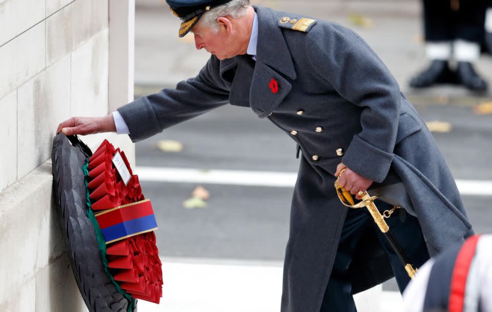 Prince Charles laid the wreath this year. Source: Getty