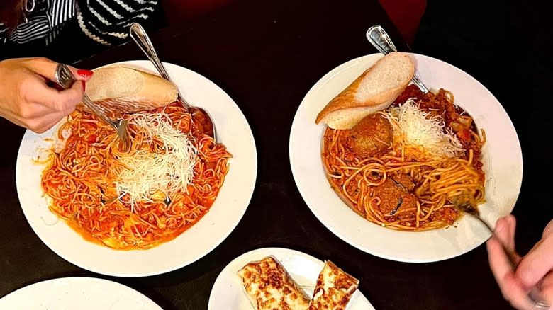The Pasta Bowl spaghetti bowls