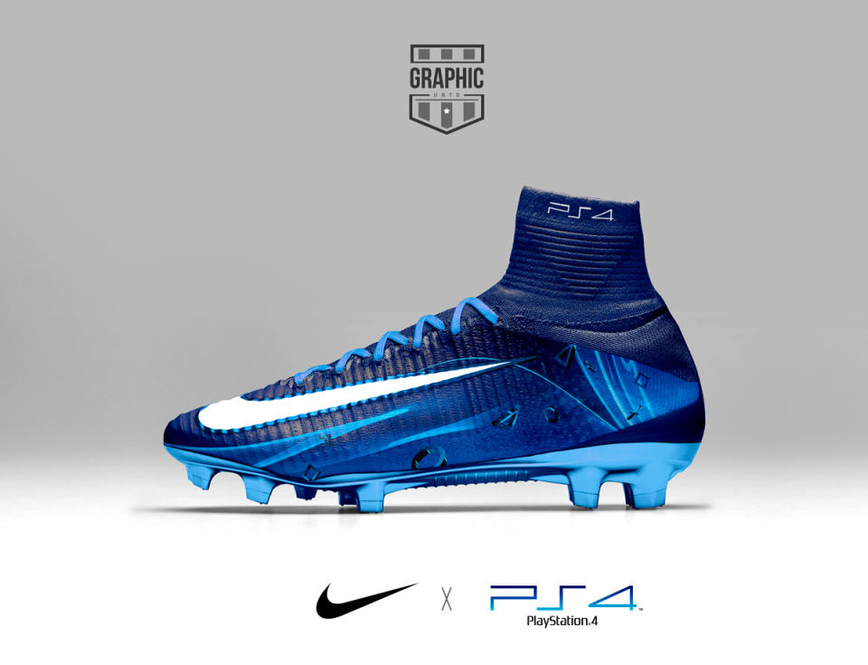 <p>They have sponsored the Champions League, so why not go one further and get some Playstation branded boots? </p>