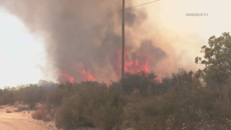 Nixon Fire in Riverside County