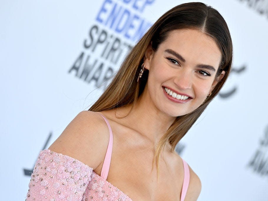 Lily James in 2022